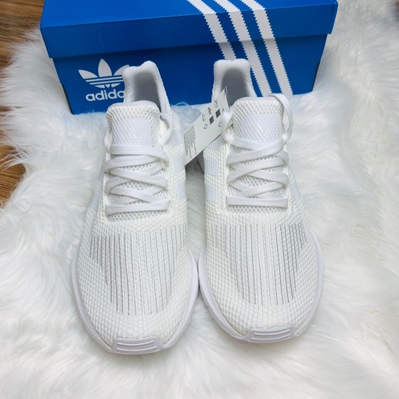 Adidas Swift Run Triple White Shoes - Picture 4 of 8